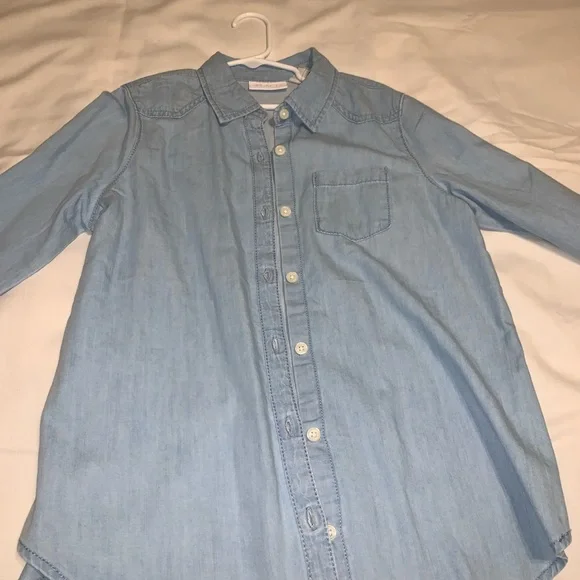 Children’s Place Light Blue Denim Shirt - Picture 3 of 6